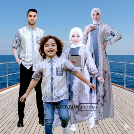 Koleksi Sarimbit Keluarga Lebaran 2026 – Kemewahan Silk Premium